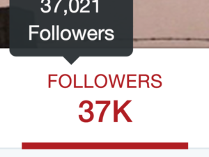 37k twitter followers