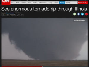 CNN Basehunters Rochelle Tornado Coverage