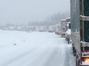 Kentucky i-65 Snow Storm