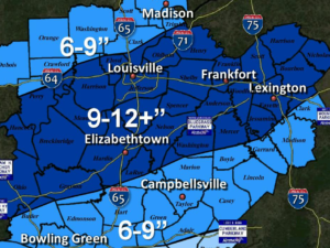 Kentucky Heavy Snow March 2015