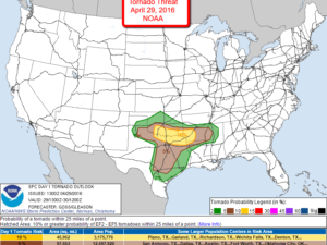 April 29, 2016 Tornado Threat