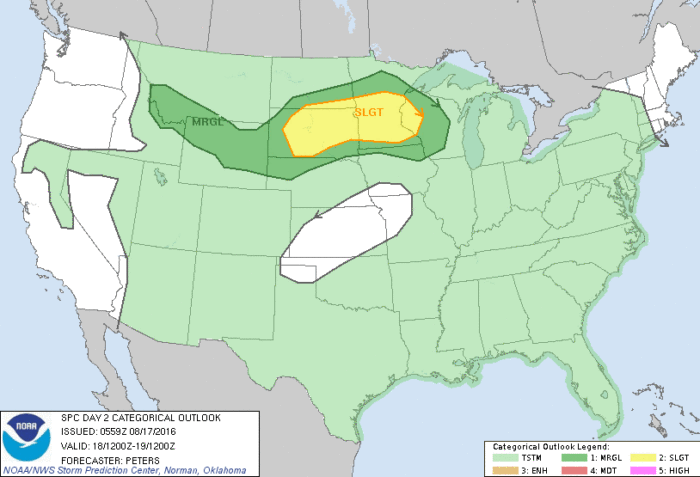 August 18 Severe Risk