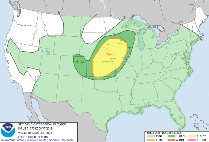 August 19 Severe Risk