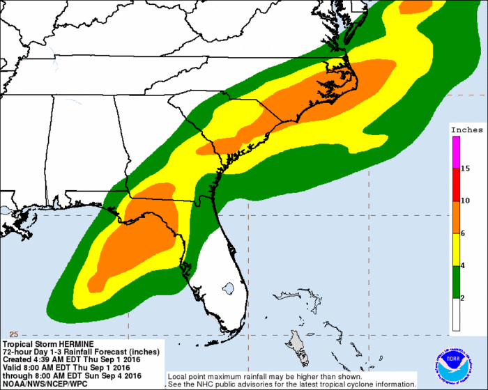 3 Day Rain Forecast