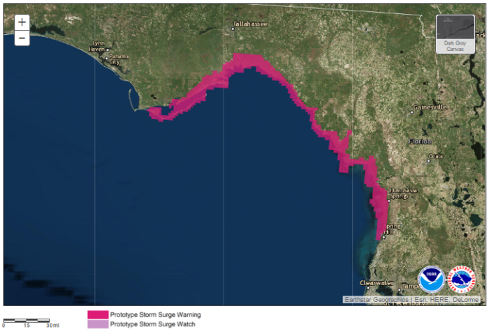 Experimental Surge Warning