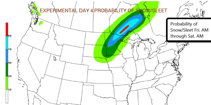 Probability of Winter Weather 11/18