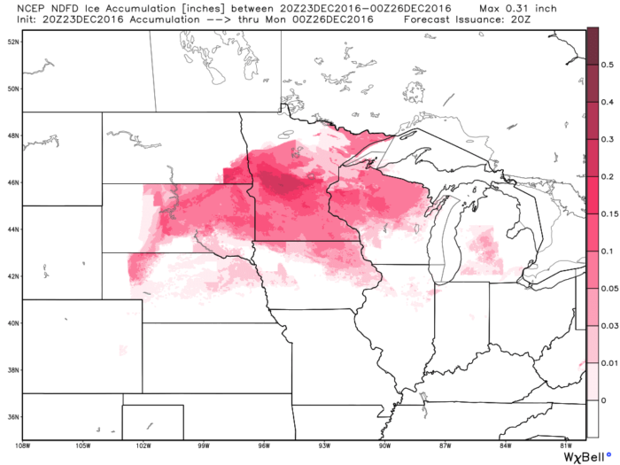 Regional Ice Forecast