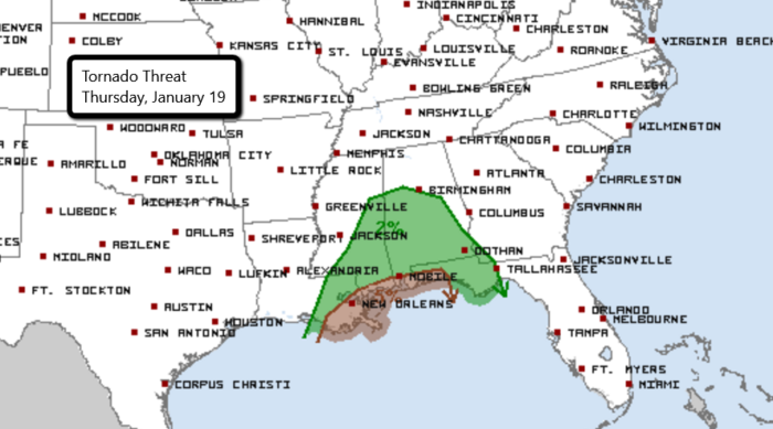 SPC Tornado Probability