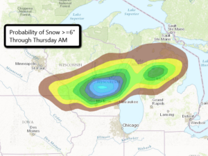 Snow over 6"