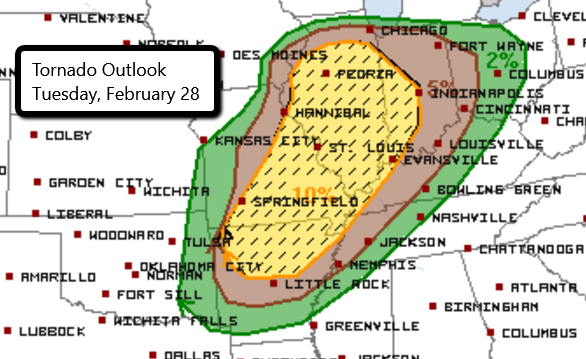 Day 1 Tornado Outlook