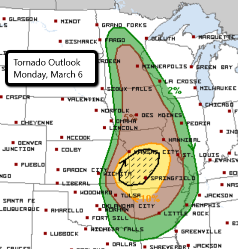 Day 1 Tornado Outlook