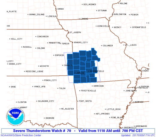 Severe Thunderstorm Watch