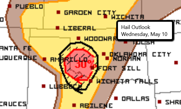 5-10 Hail Outlook