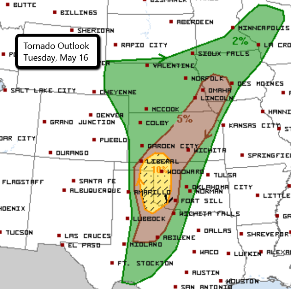 5-16 Tornado Outlook