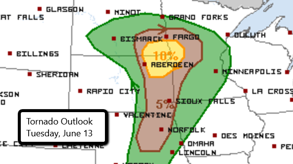 6-13 Tornado Outlook