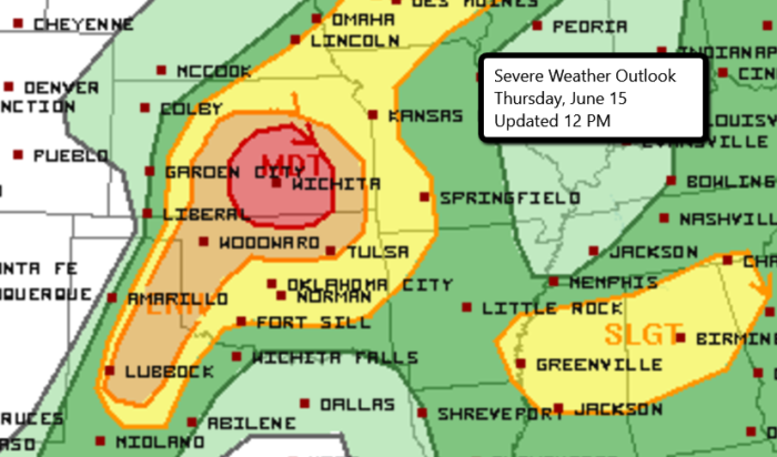 6-15 Updated Severe Weather Outlook