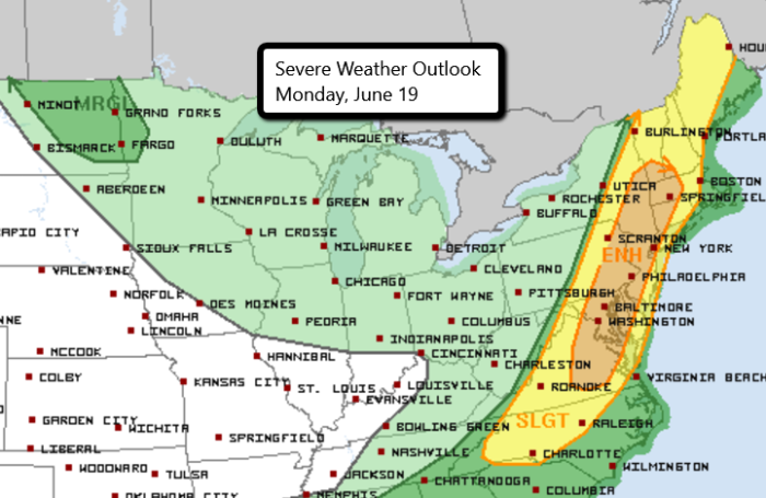 6-19 Severe Weather Outlook