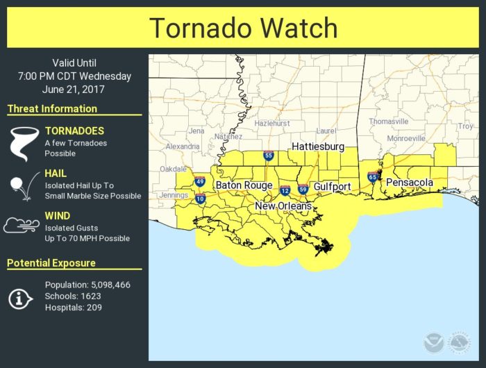 6-21 Tornado Watch