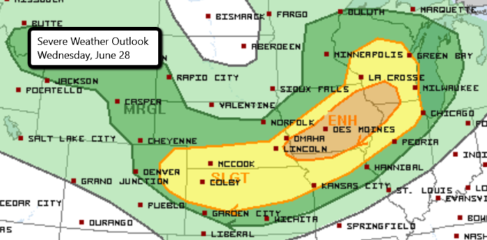 6-28 Severe Weather Outlook