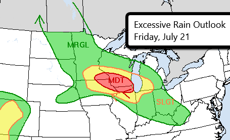 7-21 Excessive Rainfall Outlook