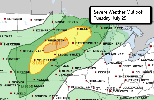 7-25 Severe Weather Outlook
