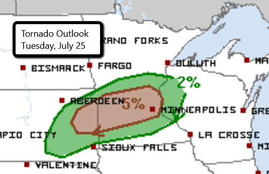 7-25 Tornado Outlook