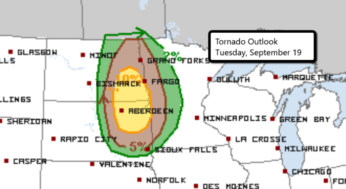 9-19 Tornado Outlook
