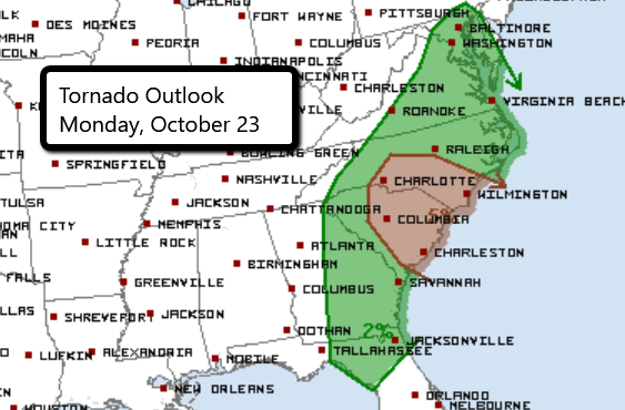 10-23 Tornado Outlook