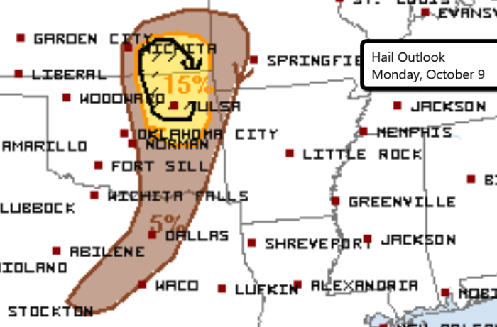 10-9 Hail Outlook