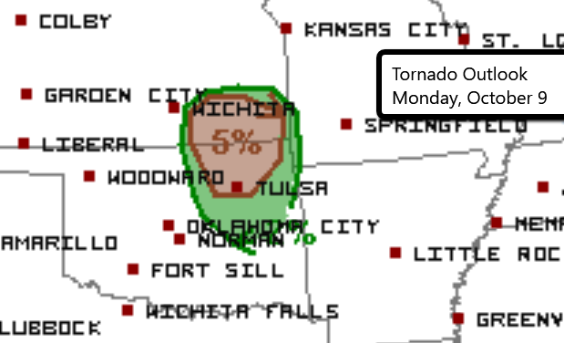 10-9 Tornado Outlook