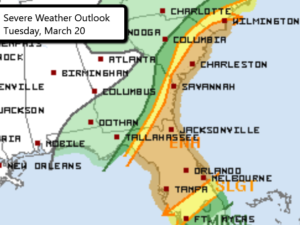 3-20 Severe Weather Outlook