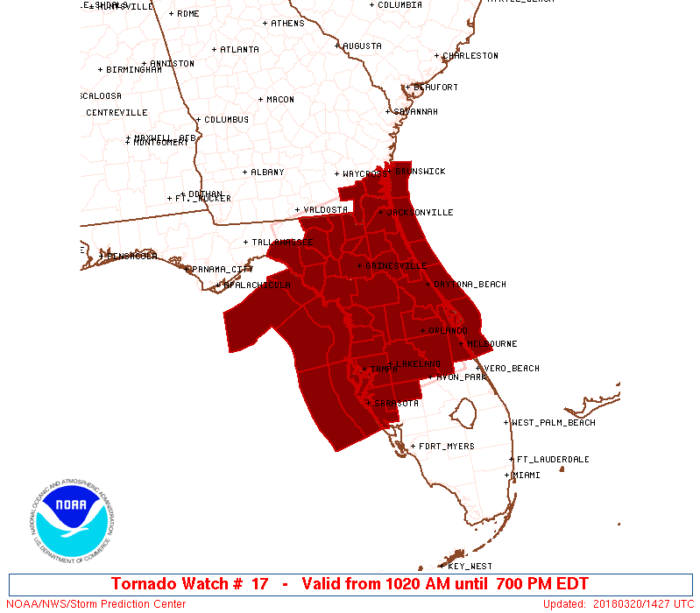 3-20 Tornado Watch