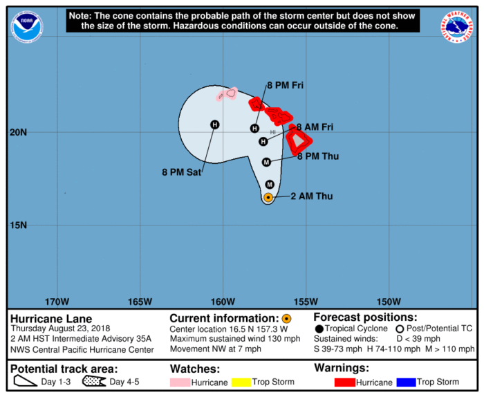 8-23 Lane Forecast Track