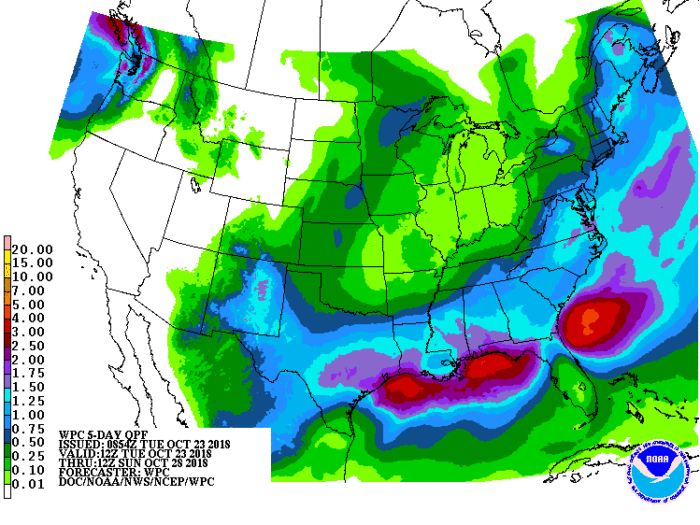 10-23 Rainfall Forecast