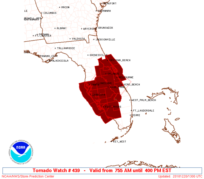 12-20 Florida Tornado Watch