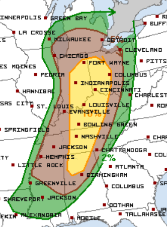 3-14 Today's Tornado Risk