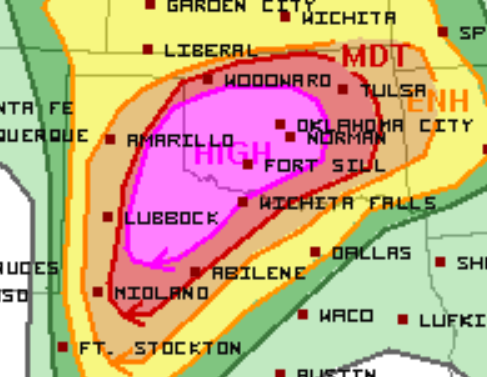5-20 Day 1 Severe Weather Outlook