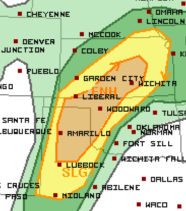 Day 1 Severe Weather Outlook South