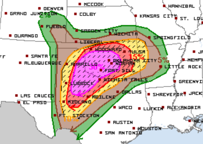 5-20 Tornado Outlook