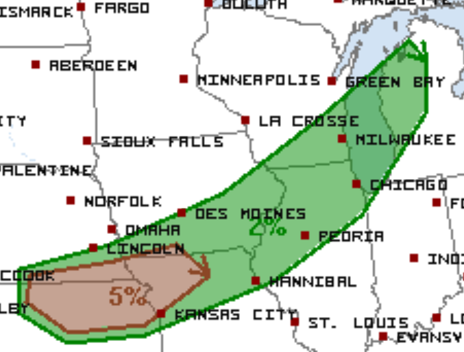 6-25 Tornado Outlook