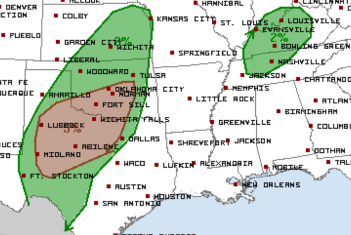 3-18 Tornado Outlook