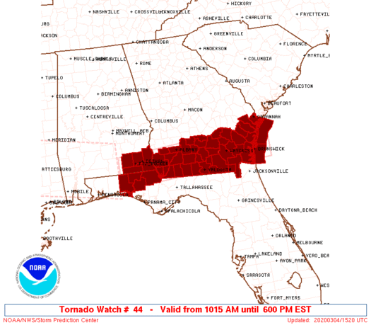 3-4 Tornado Watch