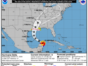 10-7 Delta Forecast Track