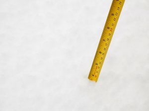 Measure Snow Ruler