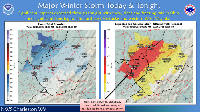 2-15 Ice via NWS Charleston WV