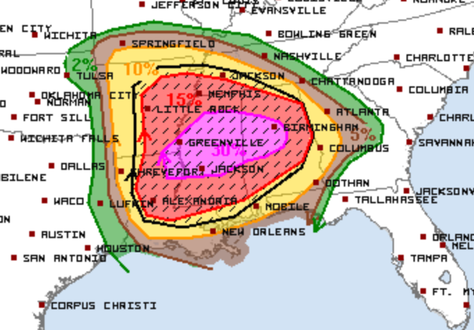 3-17 Tornado Outlook