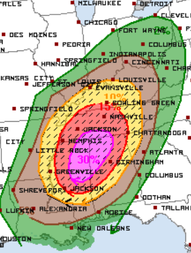 3-25 Tornado Outlook