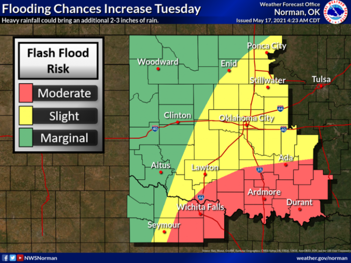 5-17 Flooding via NWS Norman