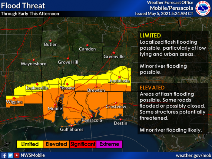 5-5 Flooding Risk via NWS Mobile