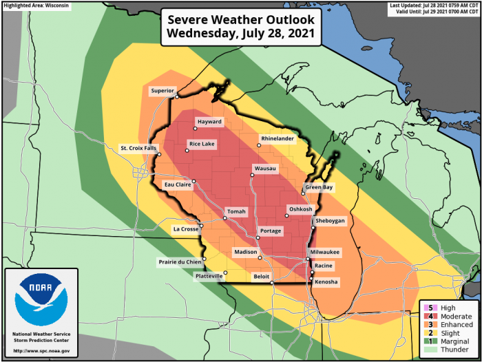 7-28 Severe Weather Outlook